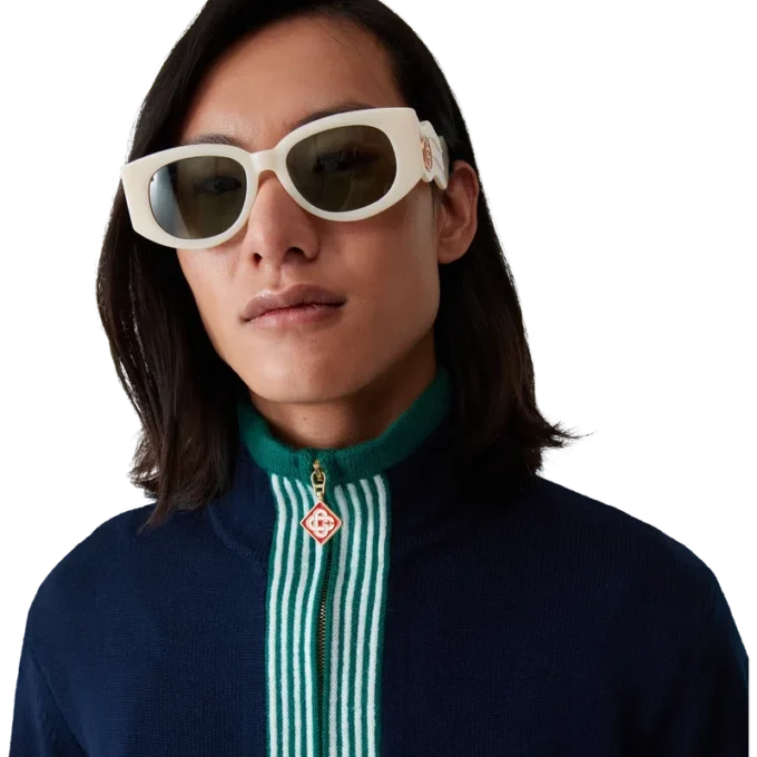 Strikket tennisjakke