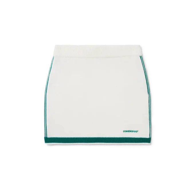 Strikket tennisskjørt