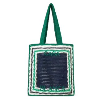 Stripe Crochet Bag