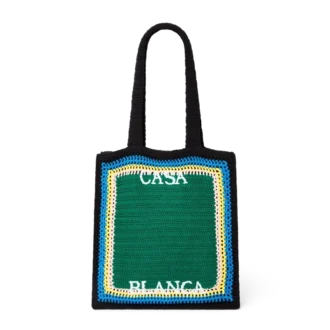 Stripe Crochet Bag