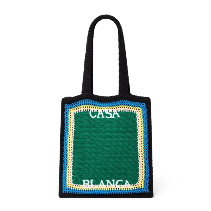 Stripe Crochet Bag