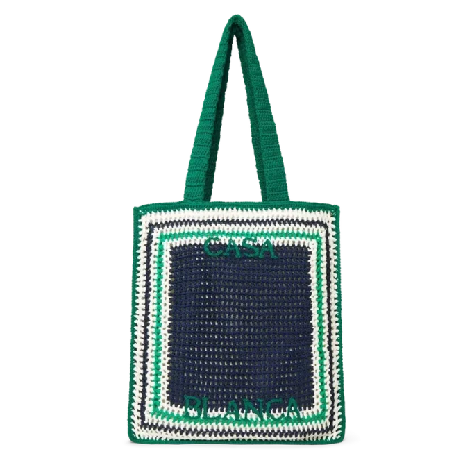 Stripe Crochet Bag