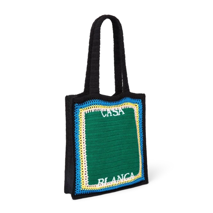 Stripe Crochet Bag