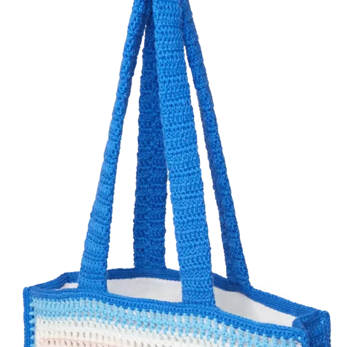 Stripe Crochet Bag