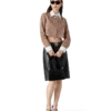 Stripe Cropped Long Sleeve Skjorte Stripe Cropped Long Sleeve Skjorte