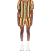 Stripet frottéskjorte