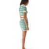 Stripet miniskjørt