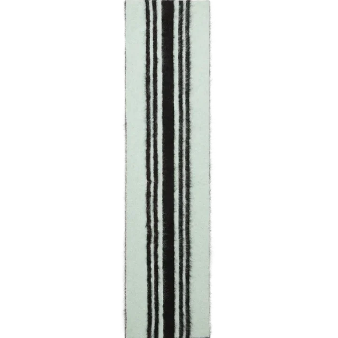 Stripet mohairskjerf