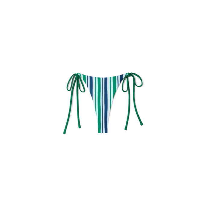 Stripet string-bikinibukse