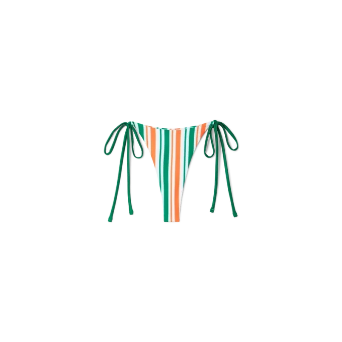 Stripet string-bikinibukse Stripet string-bikinibukse