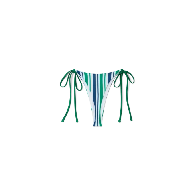 Stripet string-bikinibukse