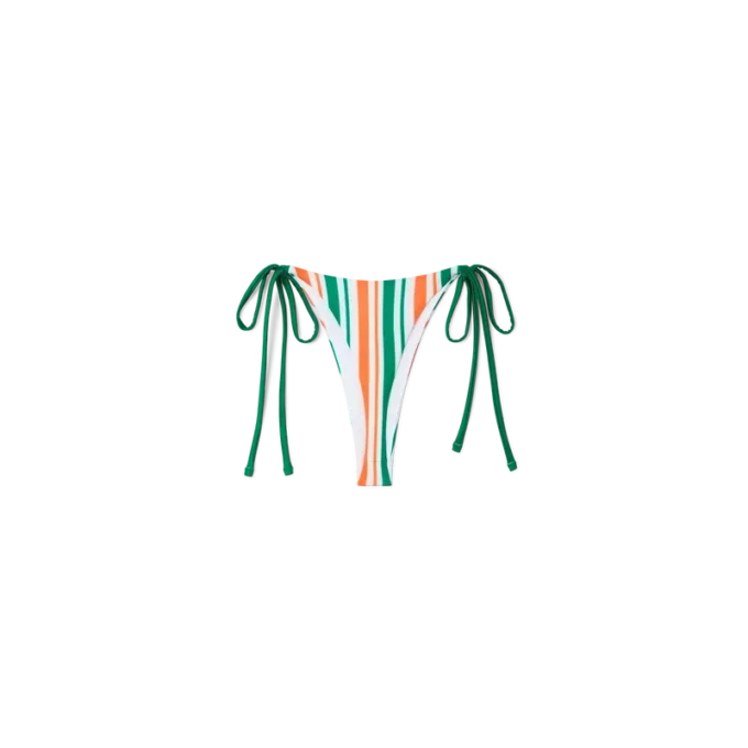 Stripet string-bikinibukse Stripet string-bikinibukse