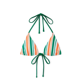 Stripet string-bikinitopp