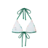 Stripet string-bikinitopp