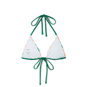 Stripet string-bikinitopp