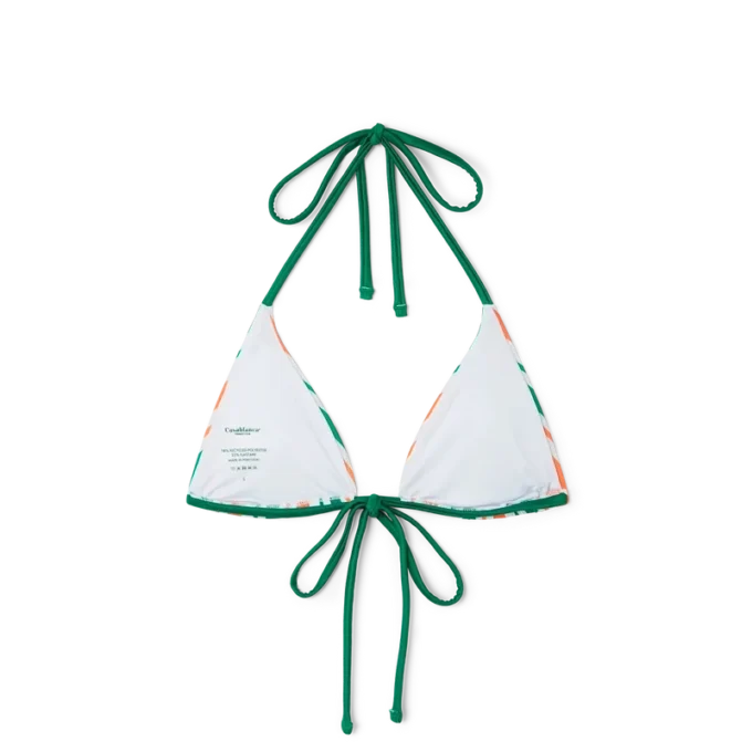 Stripet string-bikinitopp