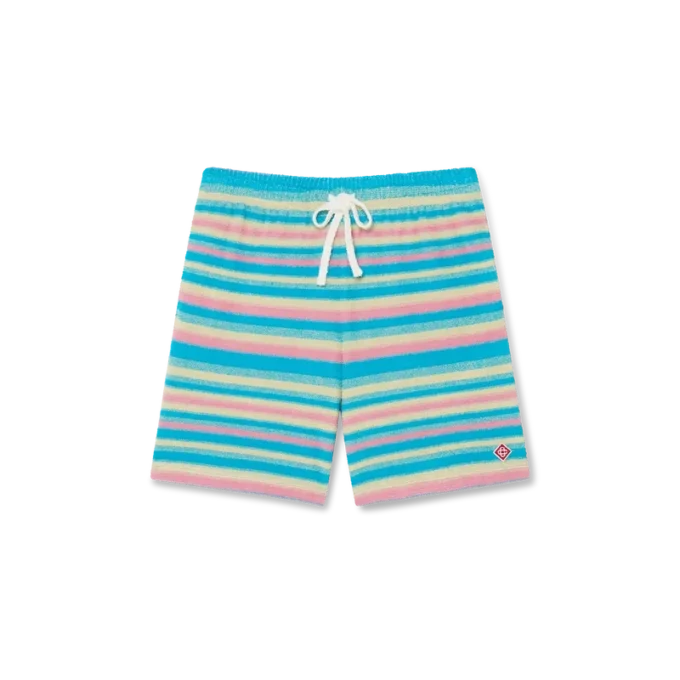 Stripete frottéshorts Stripete frottéshorts