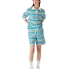 Stripete frottéshorts Stripete frottéshorts