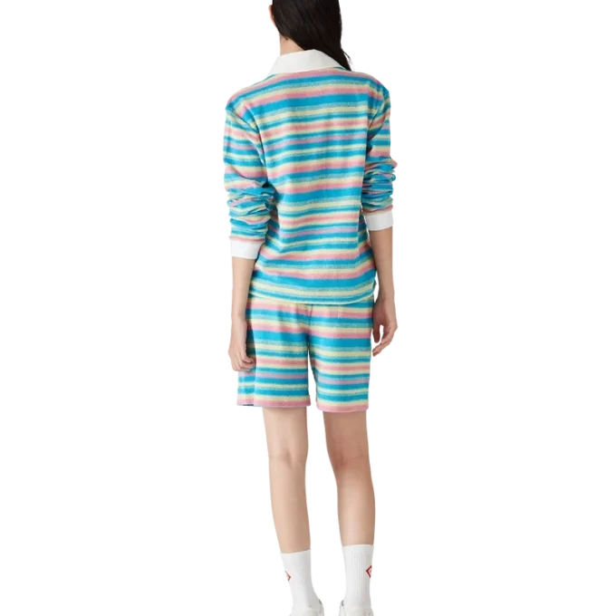 Stripete frottéshorts Stripete frottéshorts