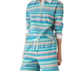 Stripete frottéshorts Stripete frottéshorts