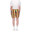Stripete frottéshorts Stripete frottéshorts