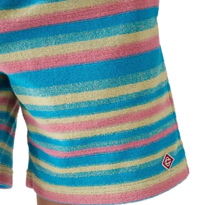 Stripete frottéshorts Stripete frottéshorts