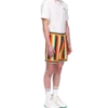 Stripete frottéshorts Stripete frottéshorts