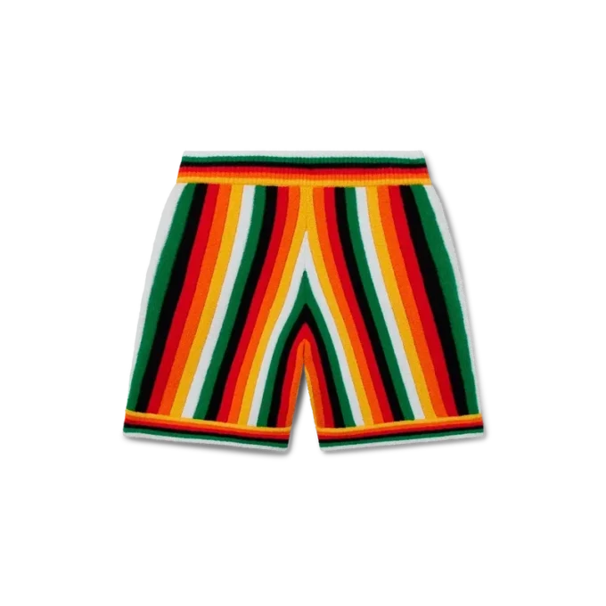 Stripete frottéshorts Stripete frottéshorts