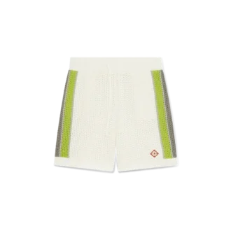Stripete heklede shorts