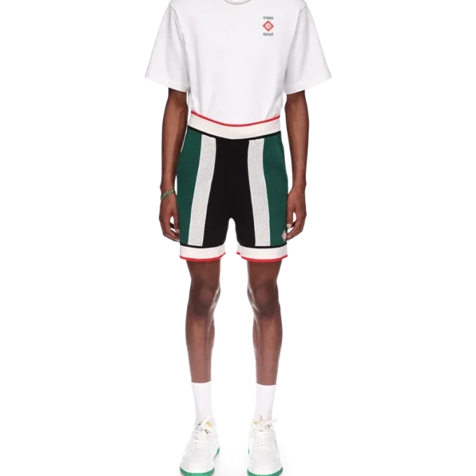 Stripete mesh-shorts Stripete mesh-shorts