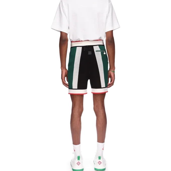 Stripete mesh-shorts Stripete mesh-shorts