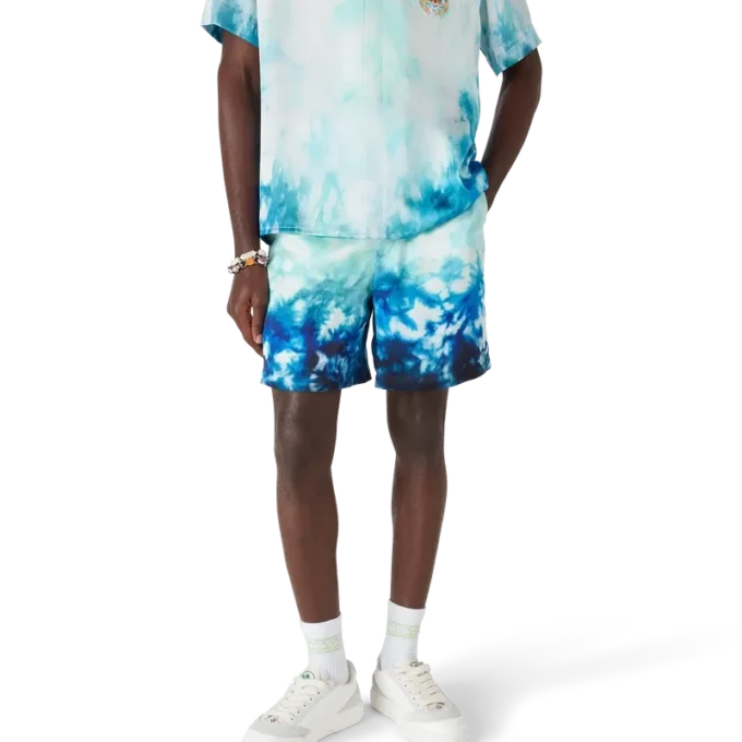 Surf Lotus silke-Shorts