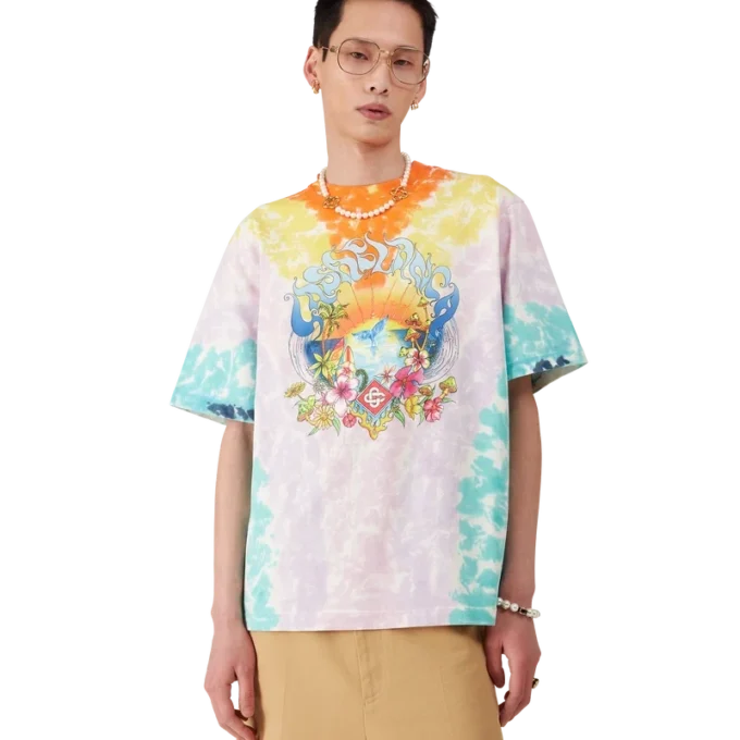 Surf Trip Tie Dye T-skjorte Surf Trip Tie Dye T-skjorte