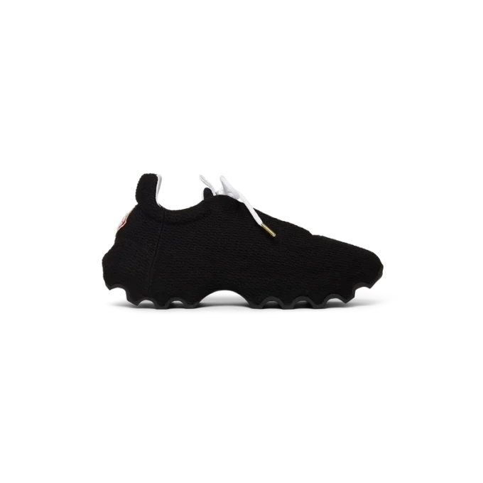 Svart Arch-sneaker i strikk for menn Svart Arch-sneaker i strikk for menn