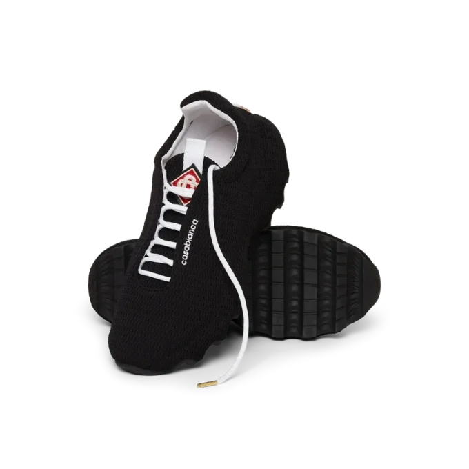Svart Arch-sneaker i strikk for menn Svart Arch-sneaker i strikk for menn