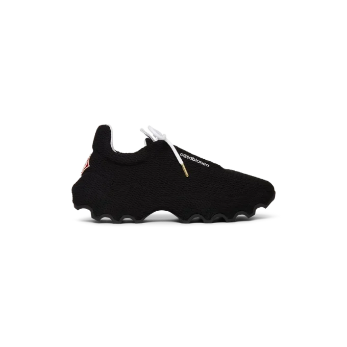 Svart Arch-sneaker i strikk for menn Svart Arch-sneaker i strikk for menn