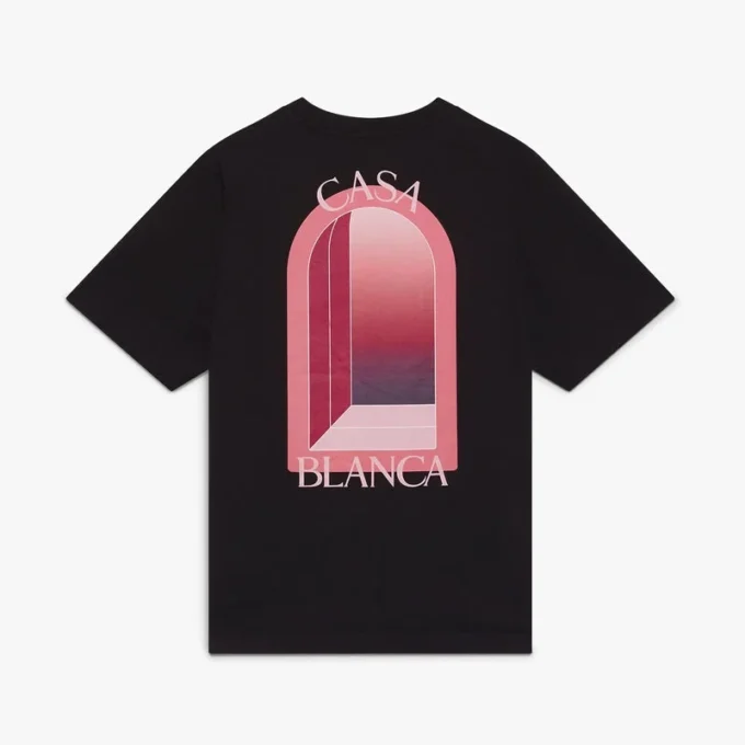 Svart Arches kortærmede Shorts-T-skjorter