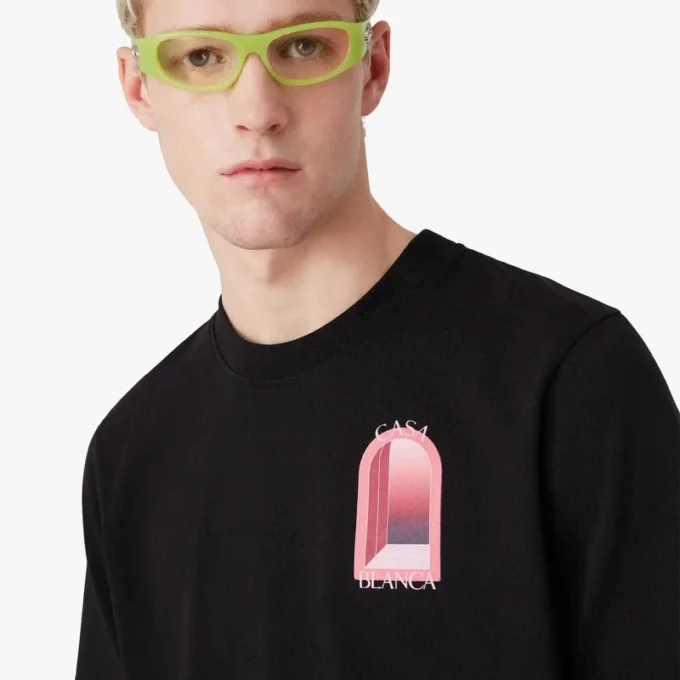 Svart Arches kortærmede Shorts-T-skjorter