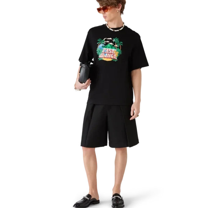 Svart bambus-slip-on-loafer Svart bambus-slip-on-loafer