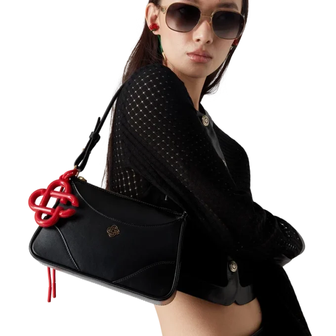Svart Jeanne Pochette skulderveske