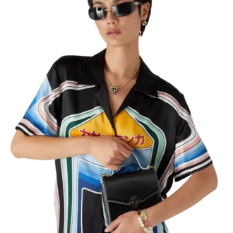 Svart Mini Jeanne-veske