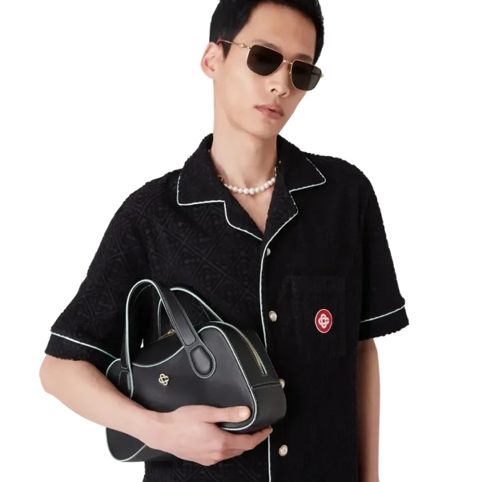 Svart Mini Louise-veske Svart Mini Louise-veske