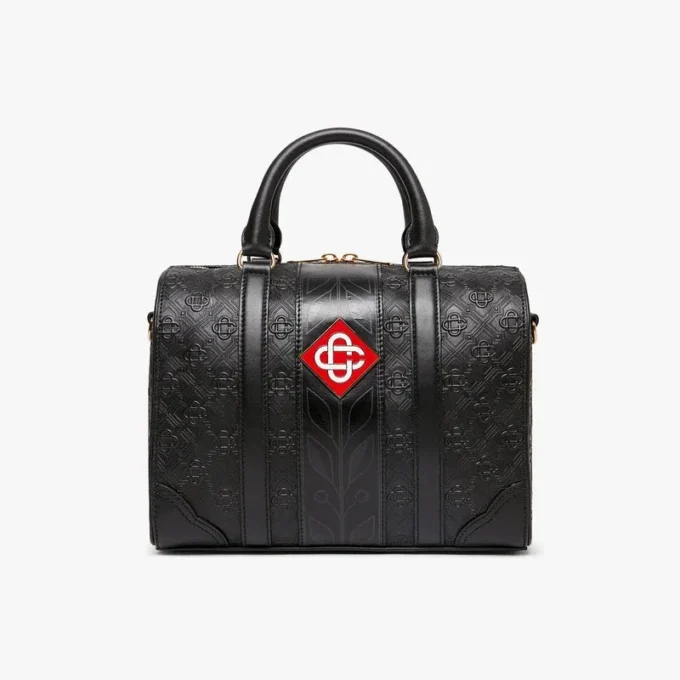 Svart Mini Monogram Weekender-veske