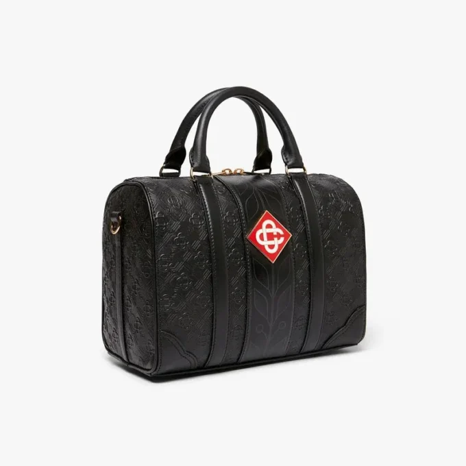 Svart Mini Monogram Weekender-veske