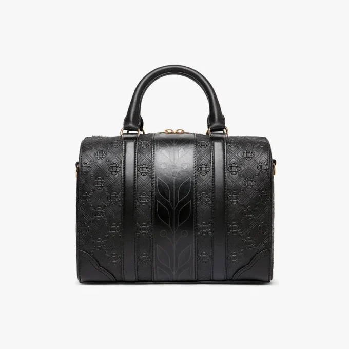Svart Mini Monogram Weekender-veske