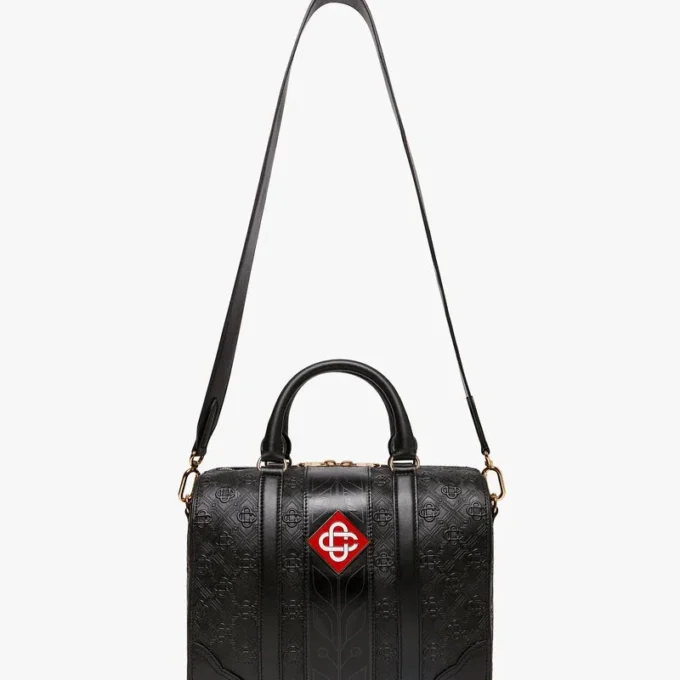 Svart Mini Monogram Weekender-veske
