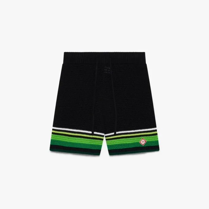 Svarte heklede Shorts