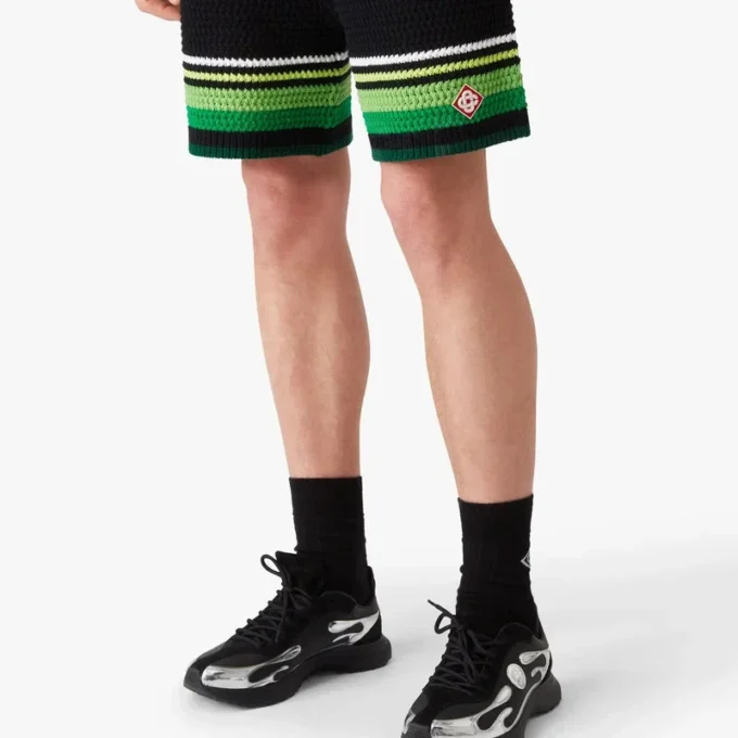 Svarte heklede Shorts