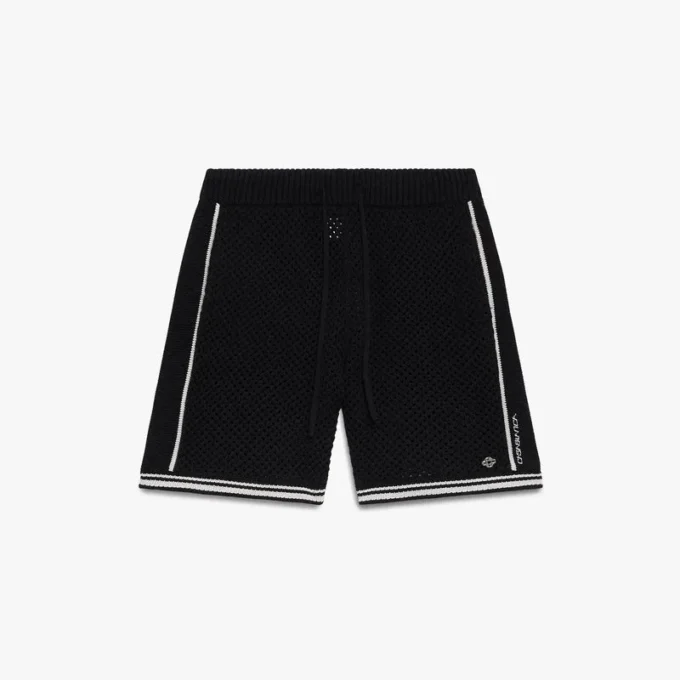 Svarte mesh-shorts