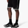 Svarte mesh-shorts